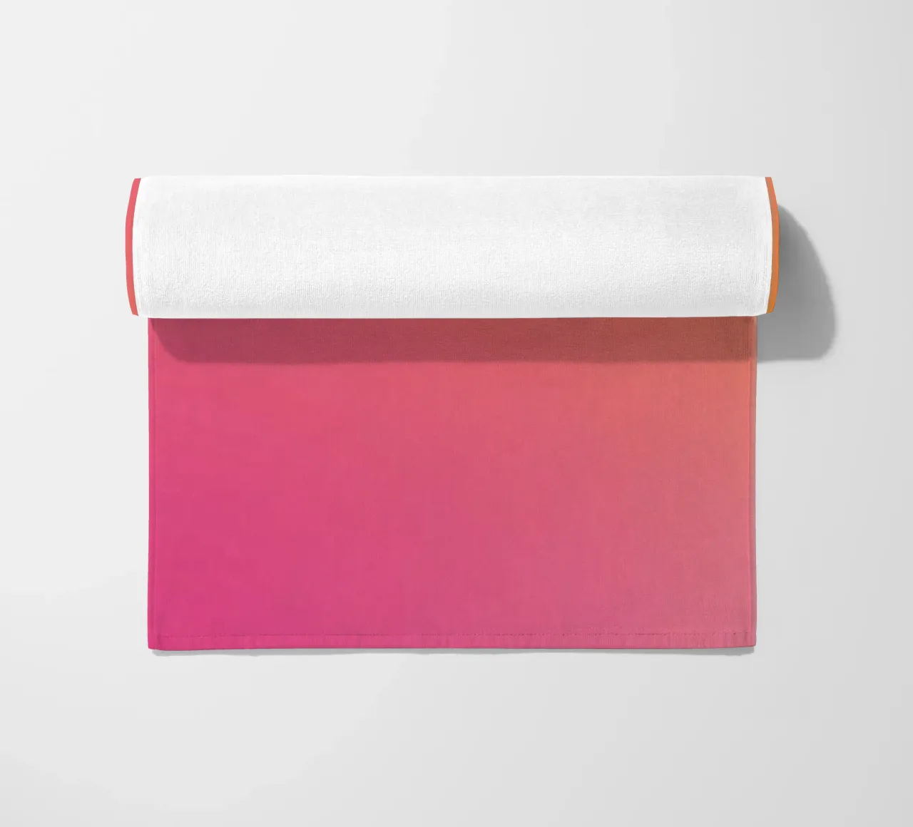 Gradiente rosa-arancio telo mare da Katja Stehle Design