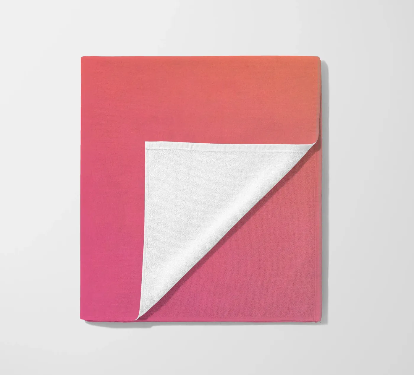 Gradiente rosa-arancio telo mare da Katja Stehle Design