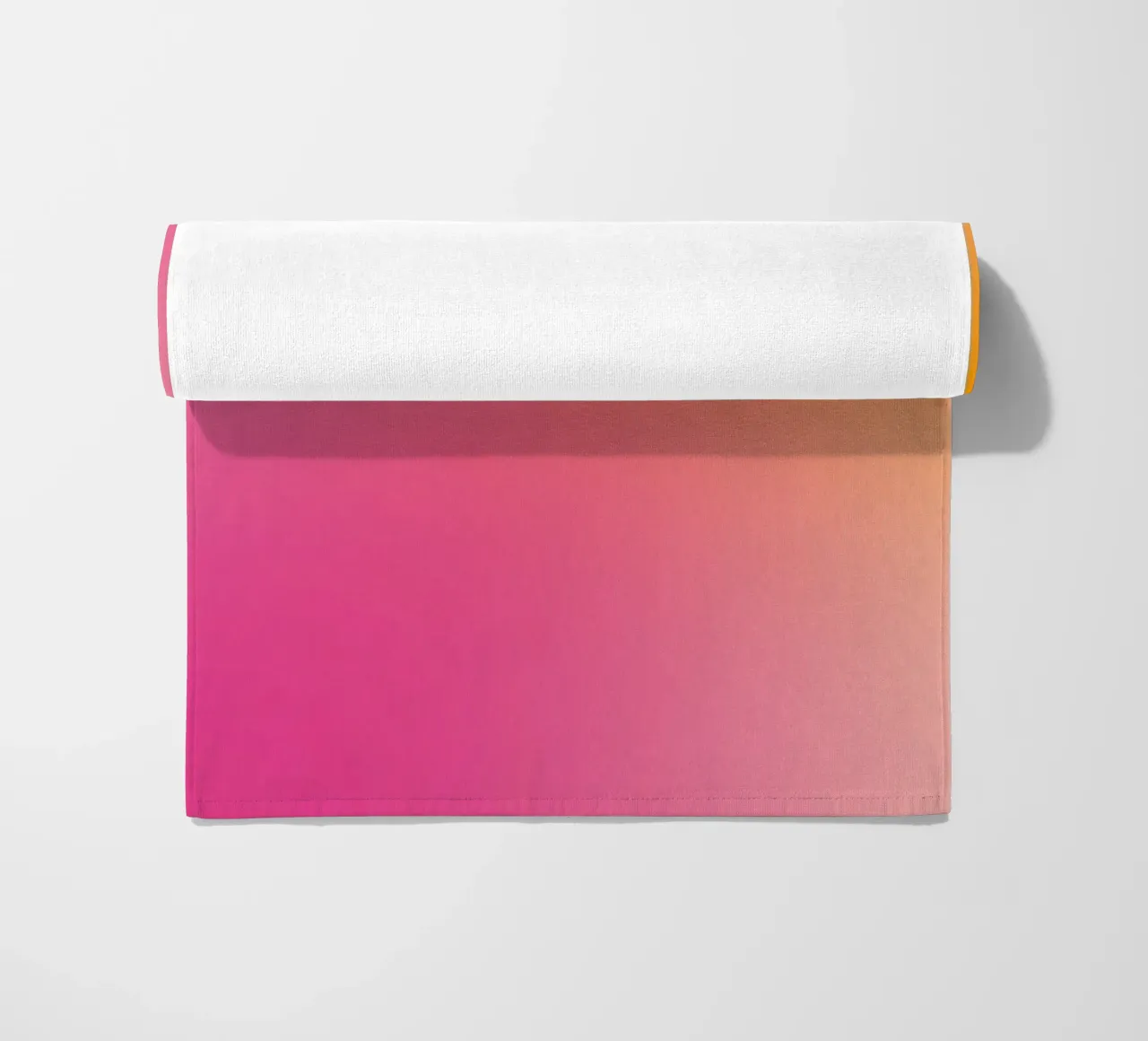 Gradiente rosa-arancio telo mare da Katja Stehle Design