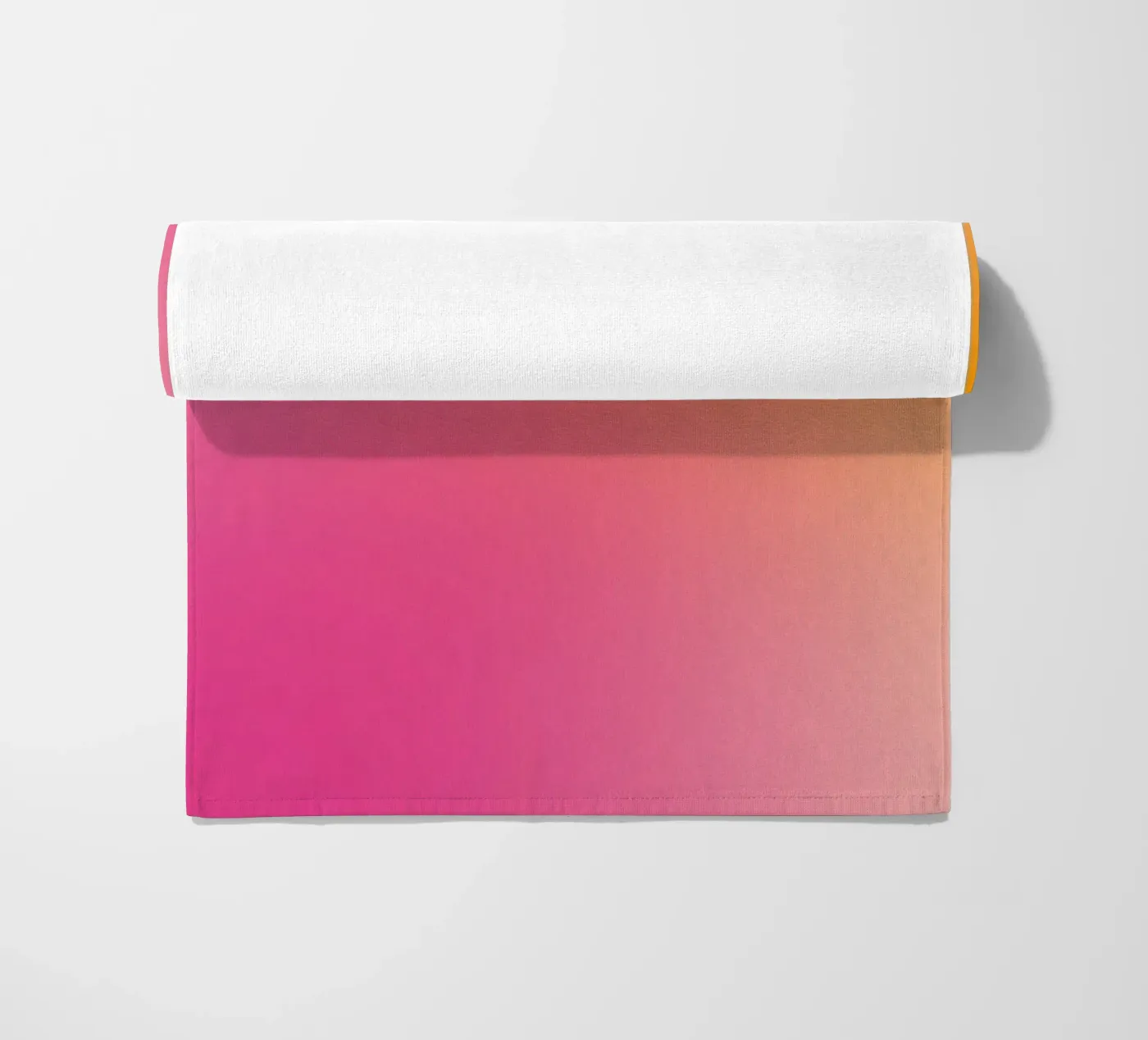 Gradiente rosa-arancio telo mare da Katja Stehle Design
