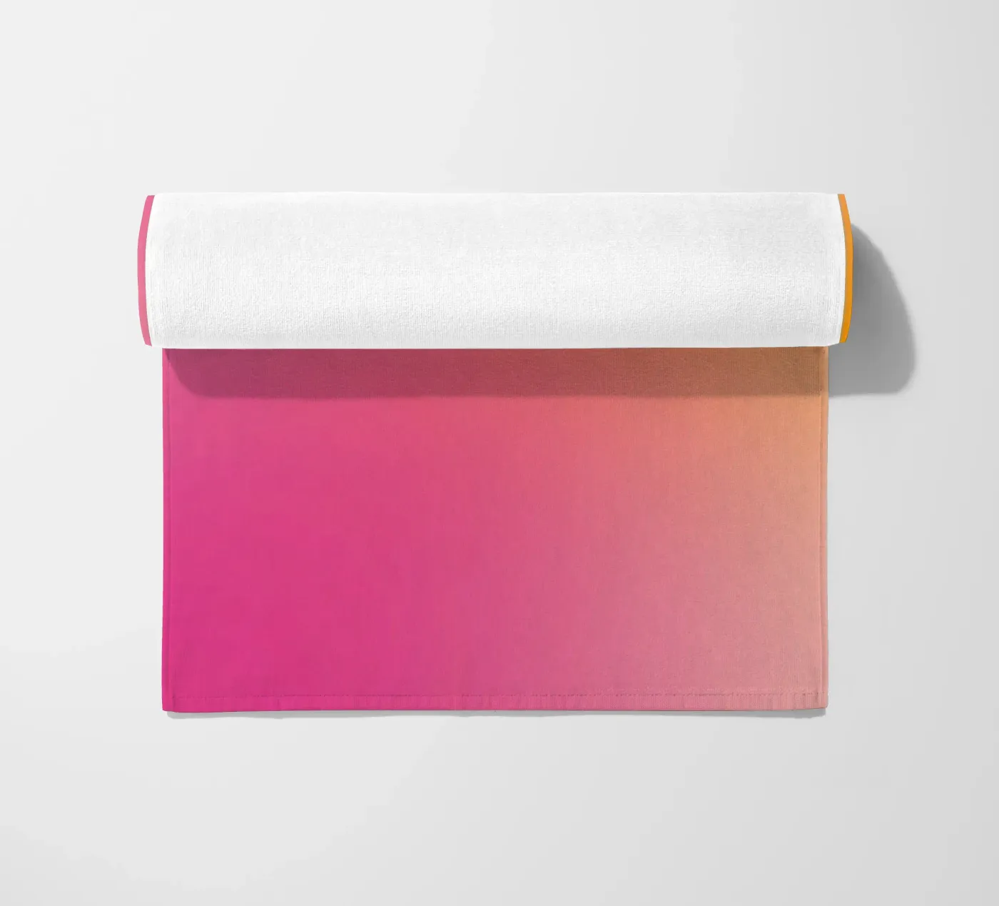 Gradiente rosa-arancio telo mare da Katja Stehle Design