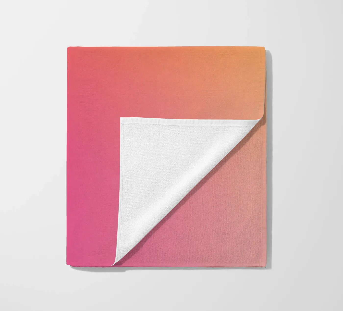 Gradiente rosa-arancio telo mare da Katja Stehle Design