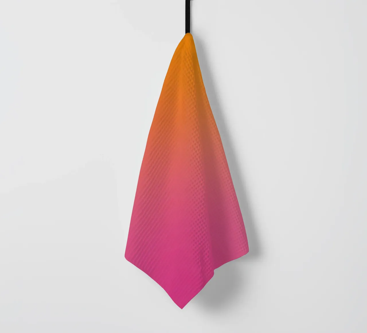Gradiente rosa-arancio canovaccio da cucina da Katja Stehle Design