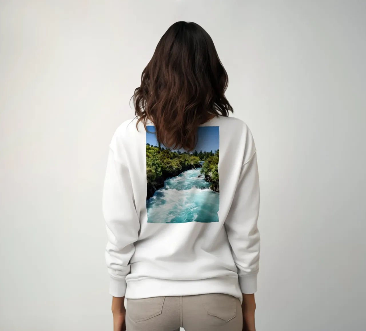 Fiume Turquoise Rapids felpa da The art seasons