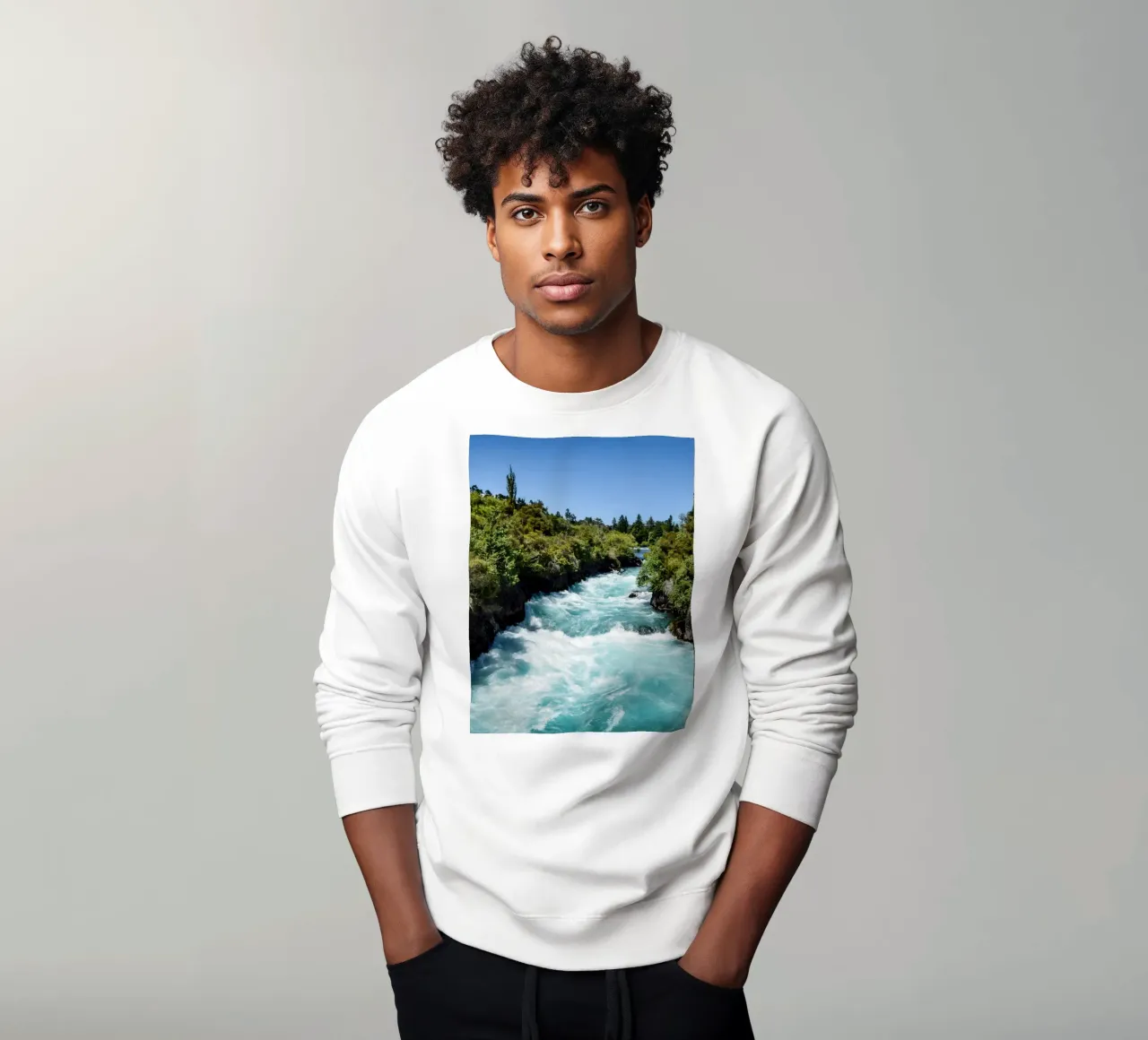 Fiume Turquoise Rapids felpa da The art seasons