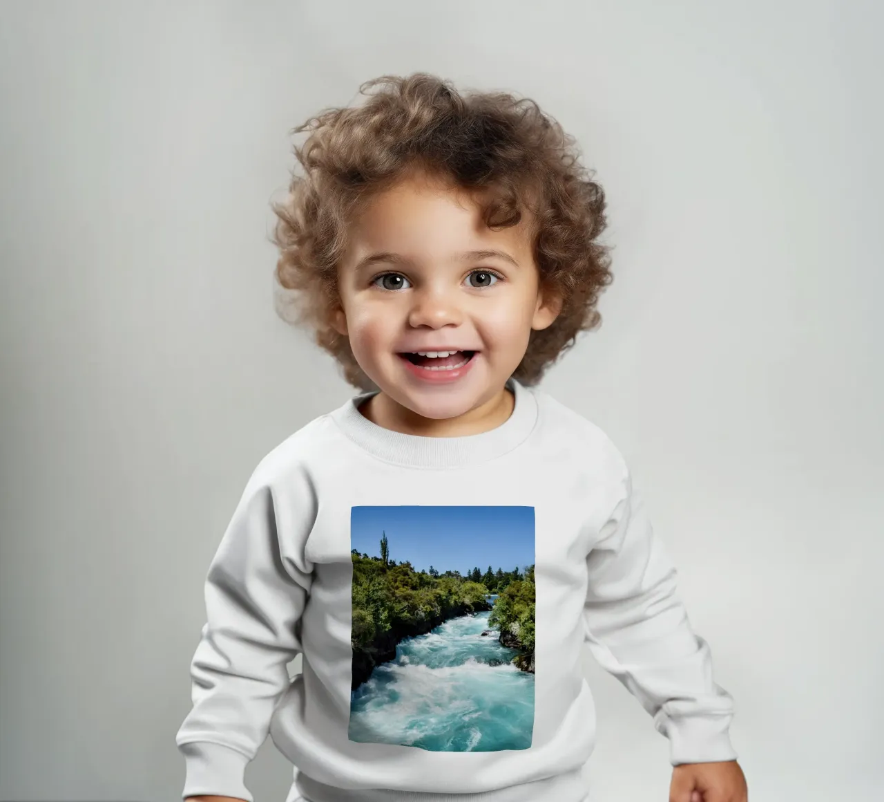 Fiume Turquoise Rapids felpa neonato da The art seasons