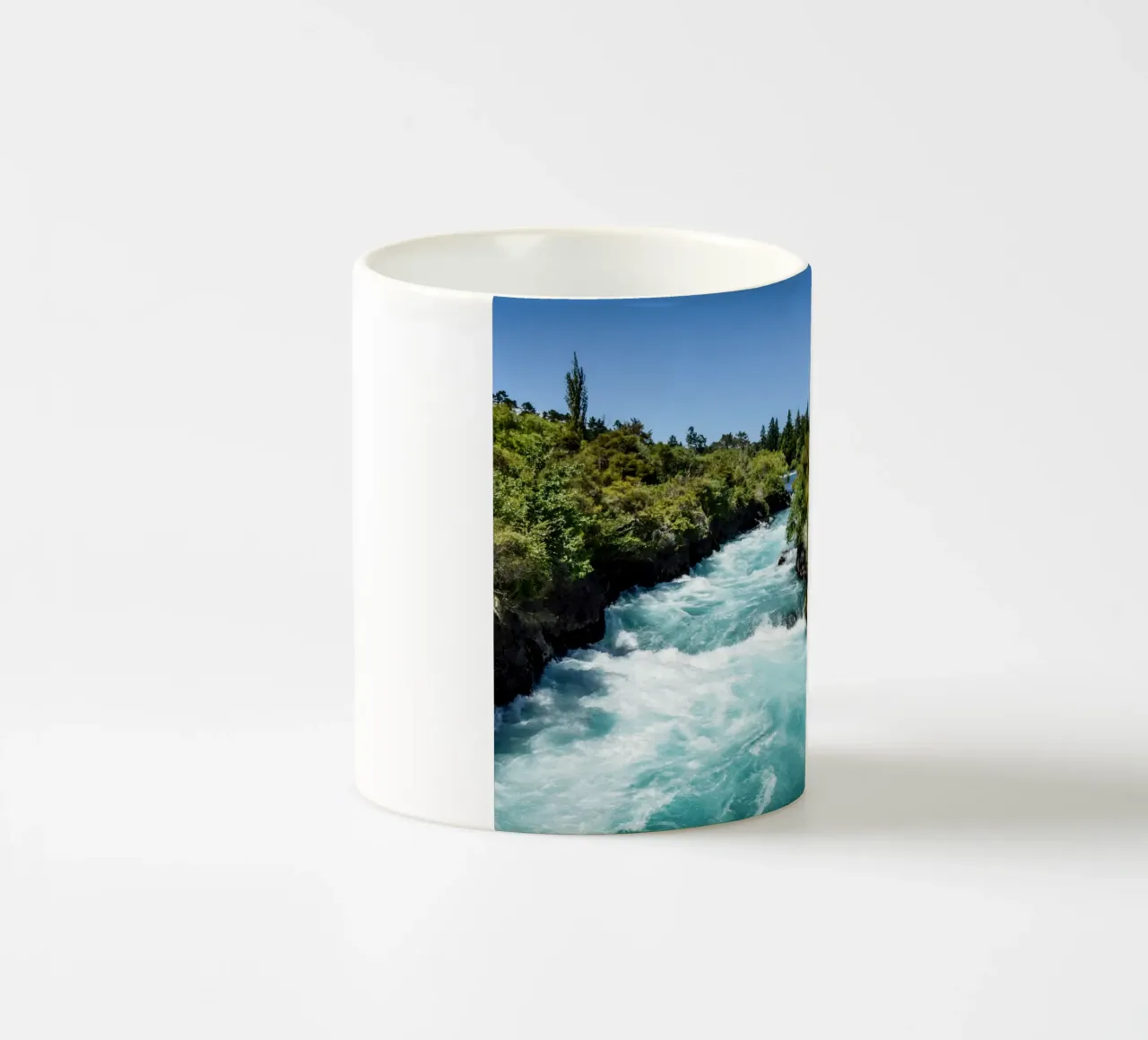Fiume Turquoise Rapids tazza in ceramica da The art seasons