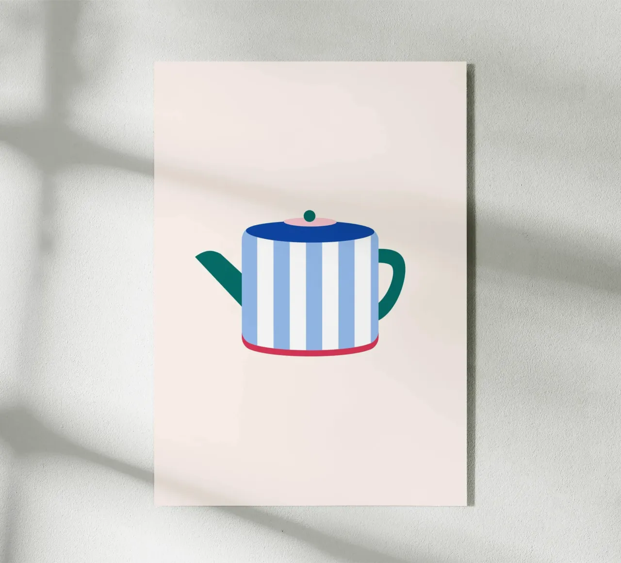 Theepot acryl van janamossmann