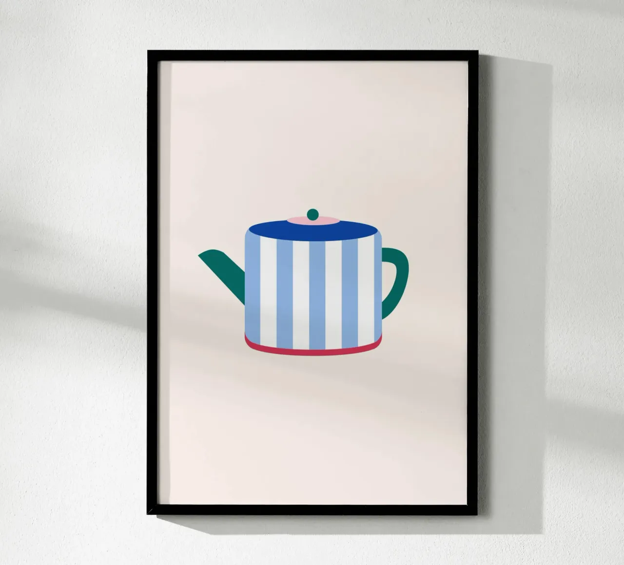 Teapot poster by janamossmann