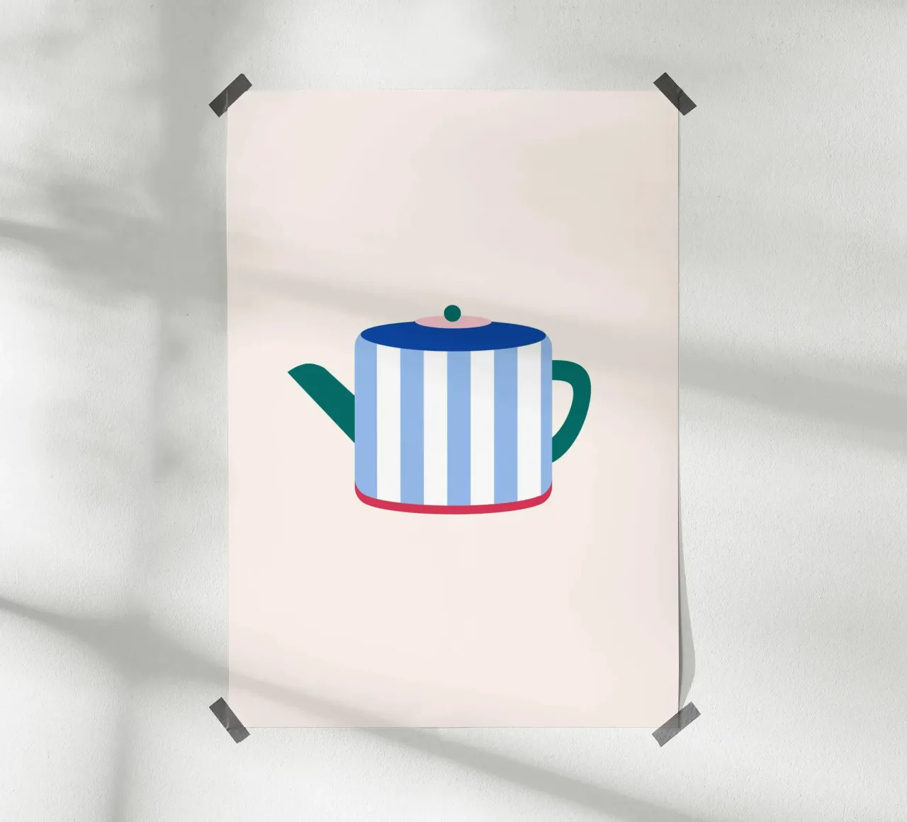 Teapot poster by janamossmann