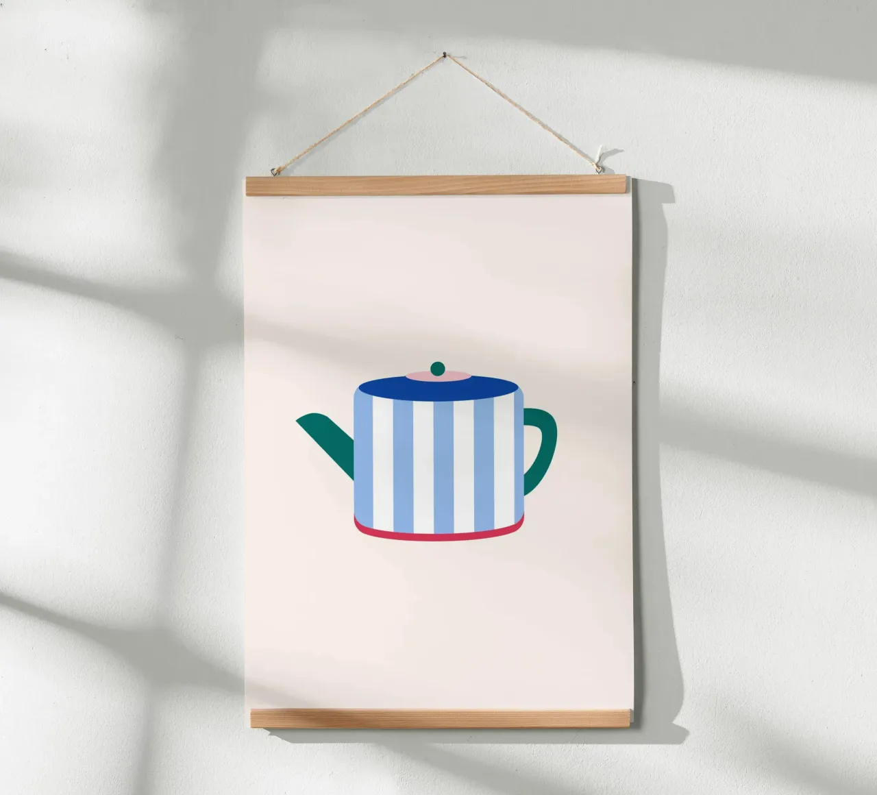 Teapot poster by janamossmann
