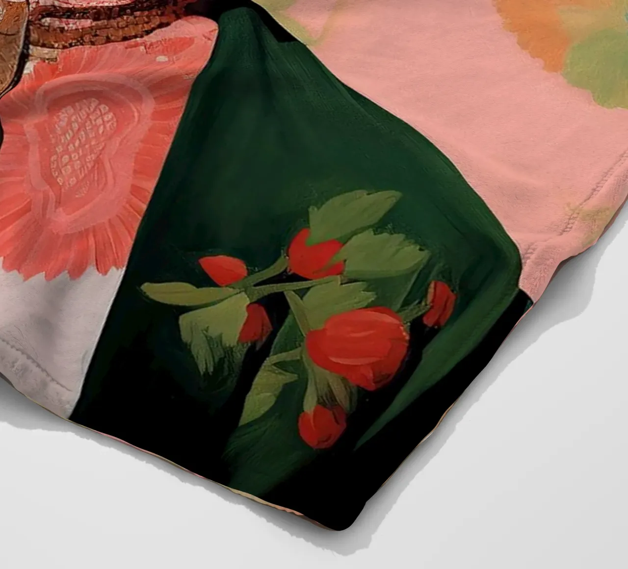 Frida Kahlo "Artful Resilience" coperta in pile da Fantasias Florales