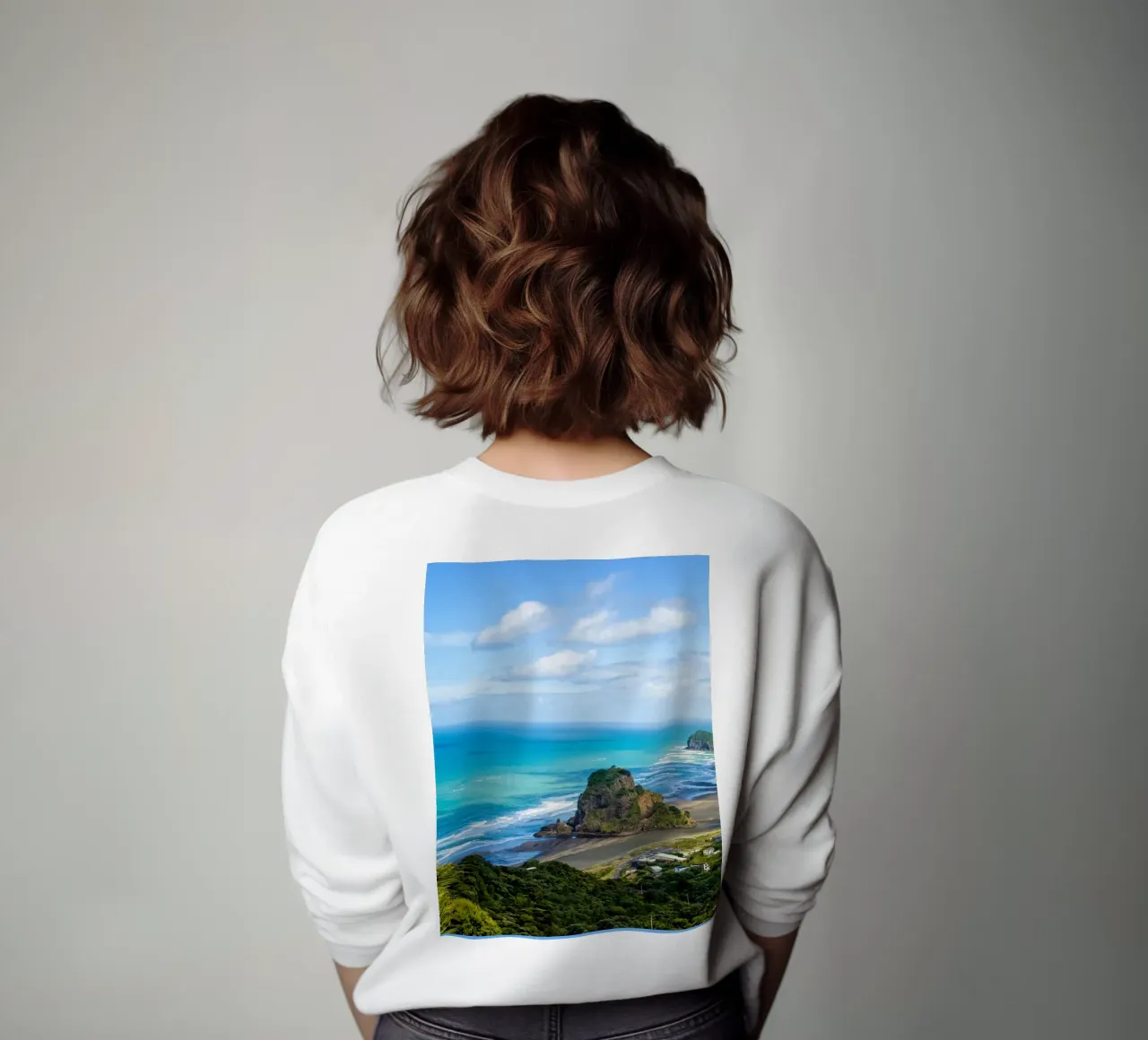 Spiaggia di Piha Roccia del Leone felpa da The art seasons