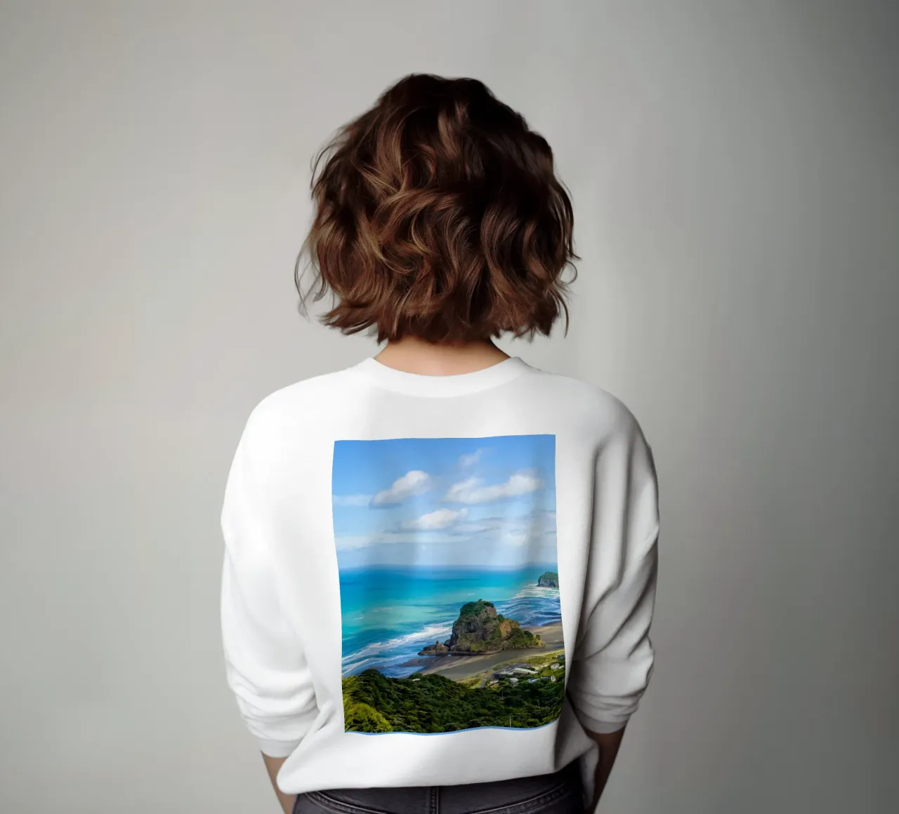 Spiaggia di Piha Roccia del Leone felpa da The art seasons