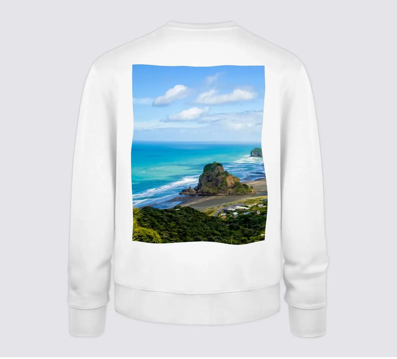 Spiaggia di Piha Roccia del Leone felpa da The art seasons