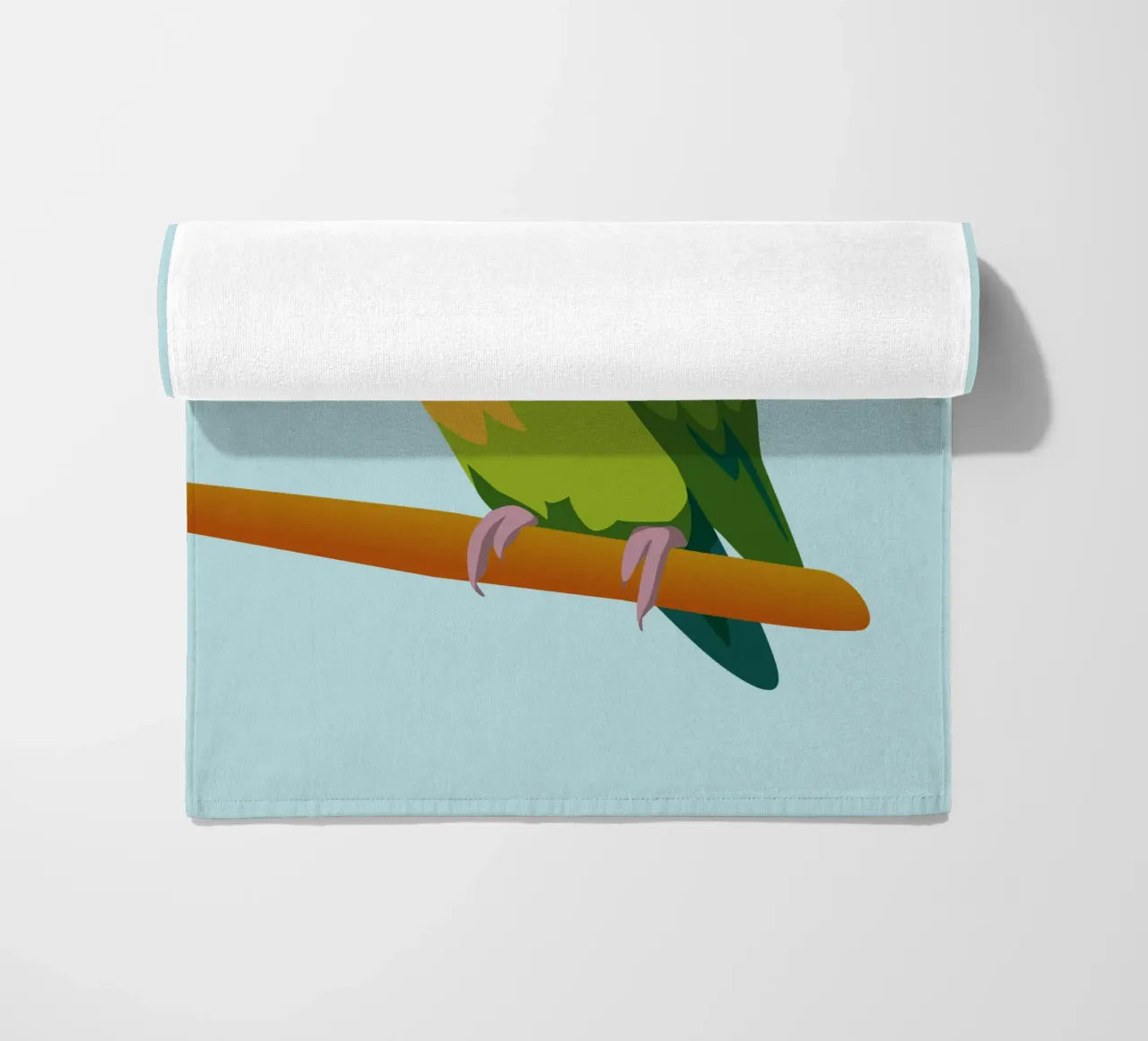 Un'illustrazione digitale di un inseparabile dal muso di pesca telo mare da Bwiser