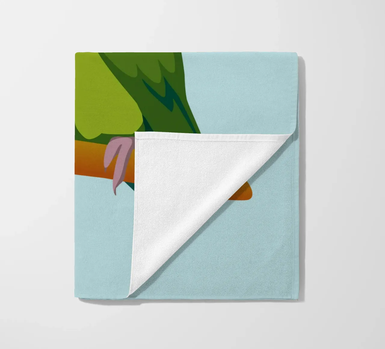 Un'illustrazione digitale di un inseparabile dal muso di pesca telo mare da Bwiser