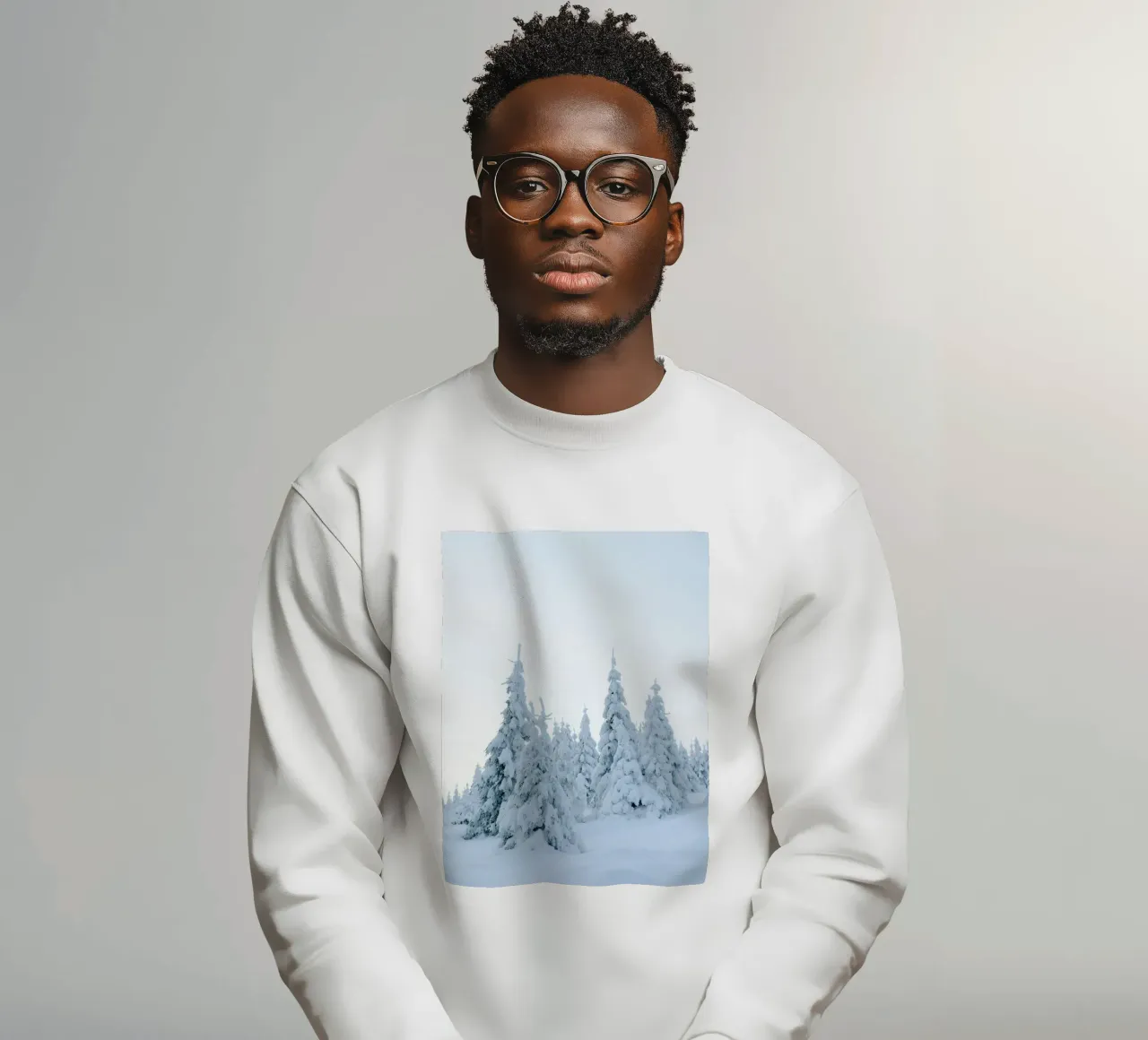 Foresta invernale minimalista felpa da The art seasons