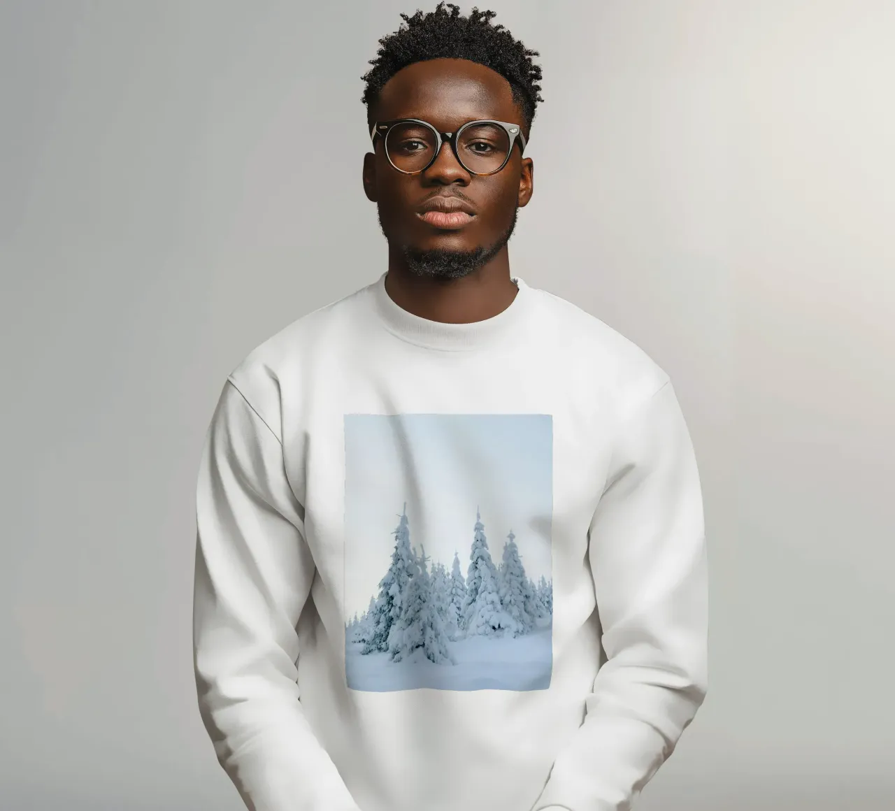 Foresta invernale minimalista felpa da The art seasons