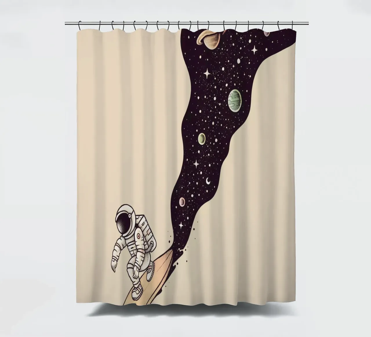 Enkel Dika - Explore the Unknown tenda da doccia da The Artcircle