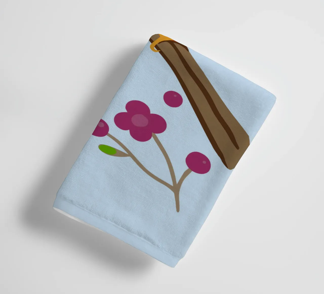 Sparrow on a branch with blossom towel by Bwiser