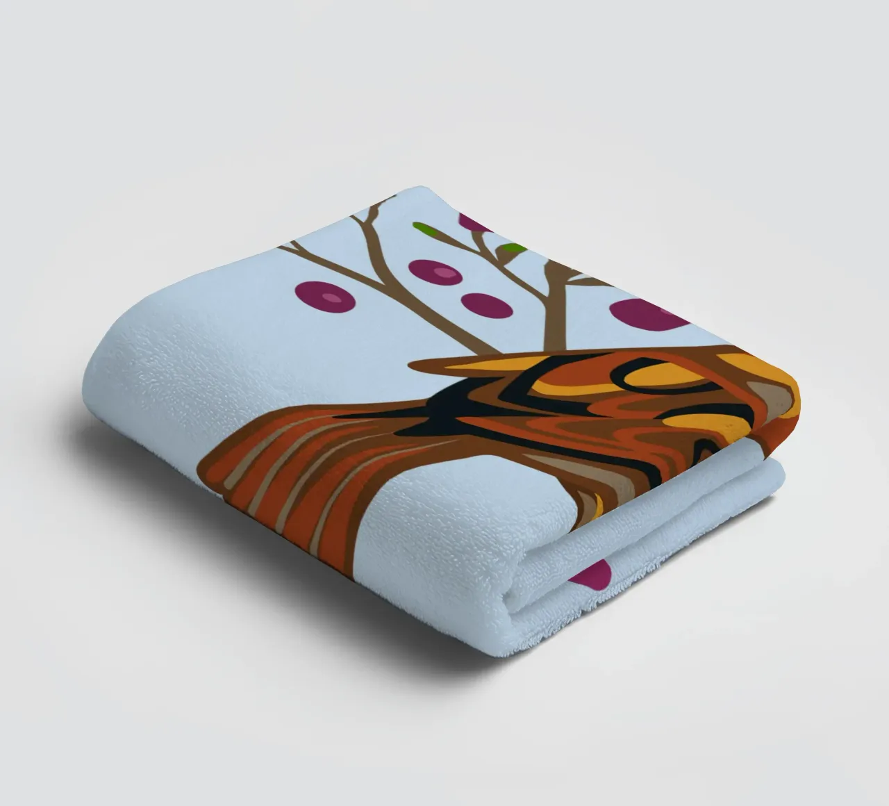 Sparrow on a branch with blossom towel by Bwiser