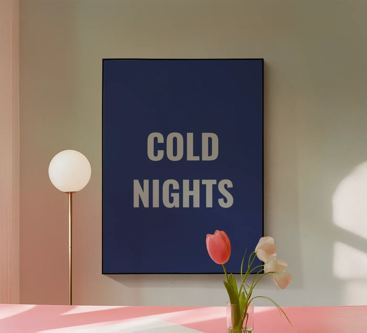 COLD NIGHTS Acryl-Glas von Simple