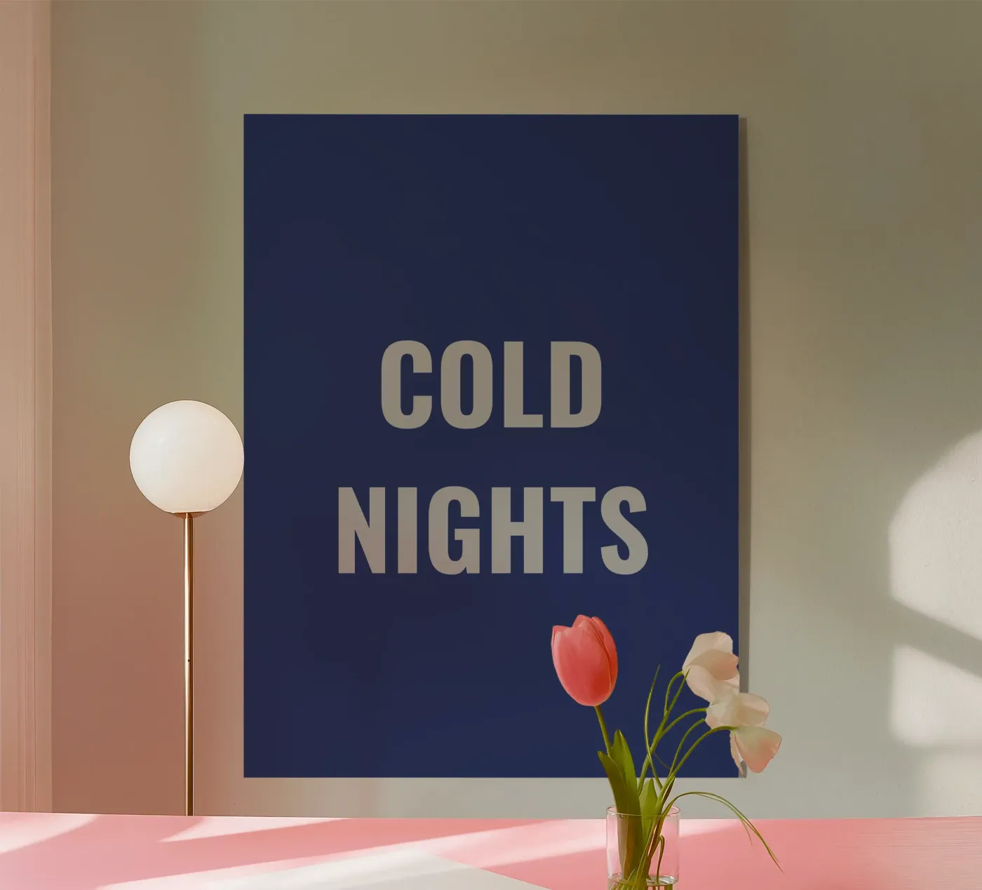 COLD NIGHTS Acryl-Glas von Simple