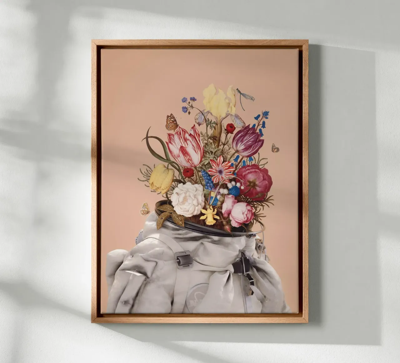 Enkel Dika - Florescence tela con Cornice a cassetta da The Artcircle