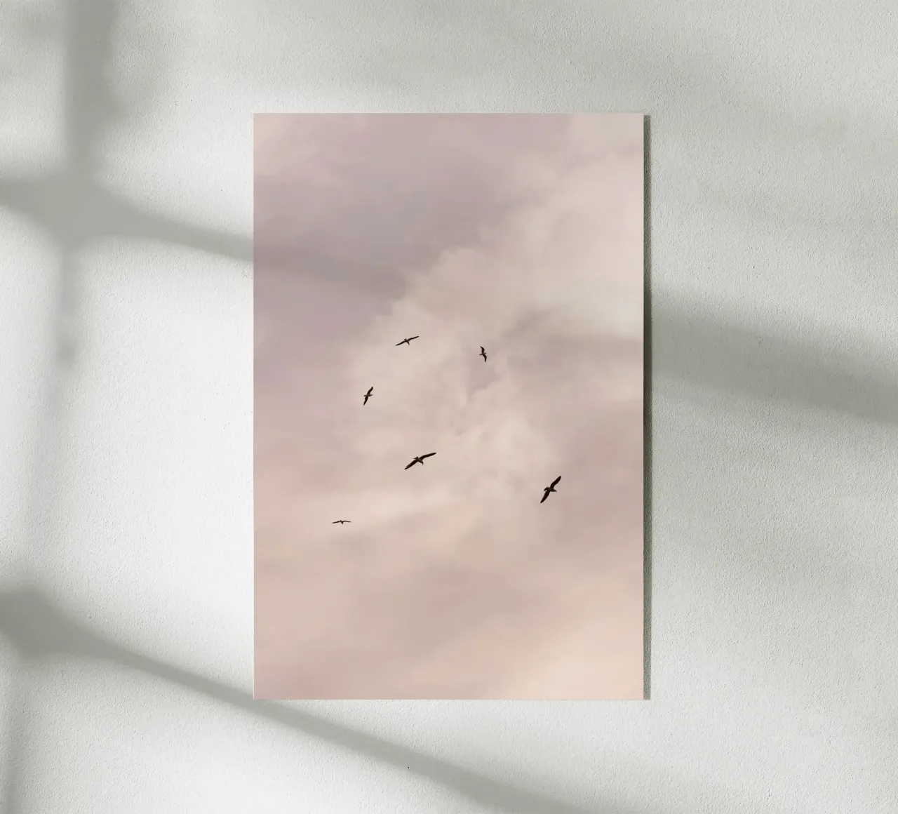 Sunset Birds plexiglass da Mareike Böhmer Photography