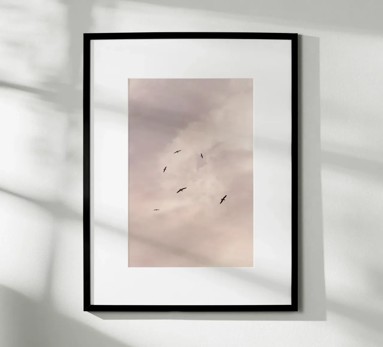 Sunset Birds poster da Mareike Böhmer Photography