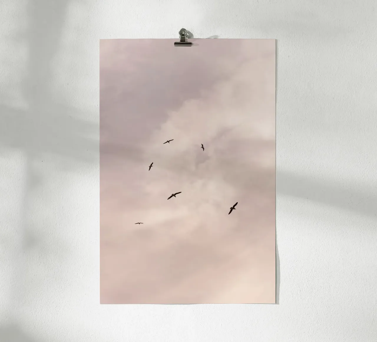 Sunset Birds poster da Mareike Böhmer Photography