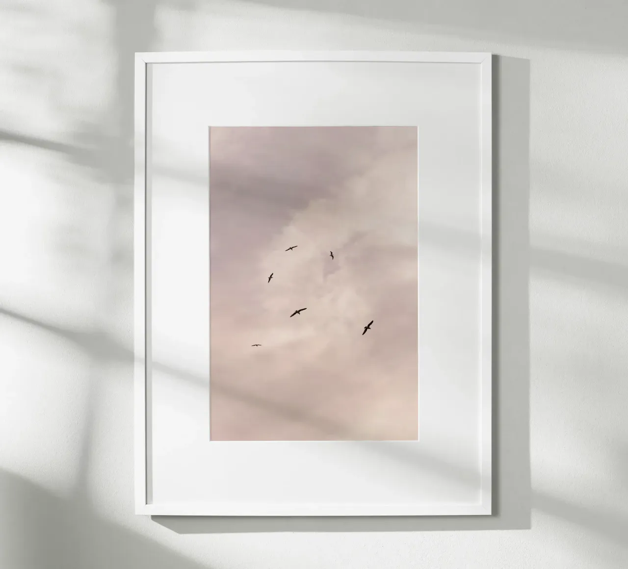 Sunset Birds poster da Mareike Böhmer Photography