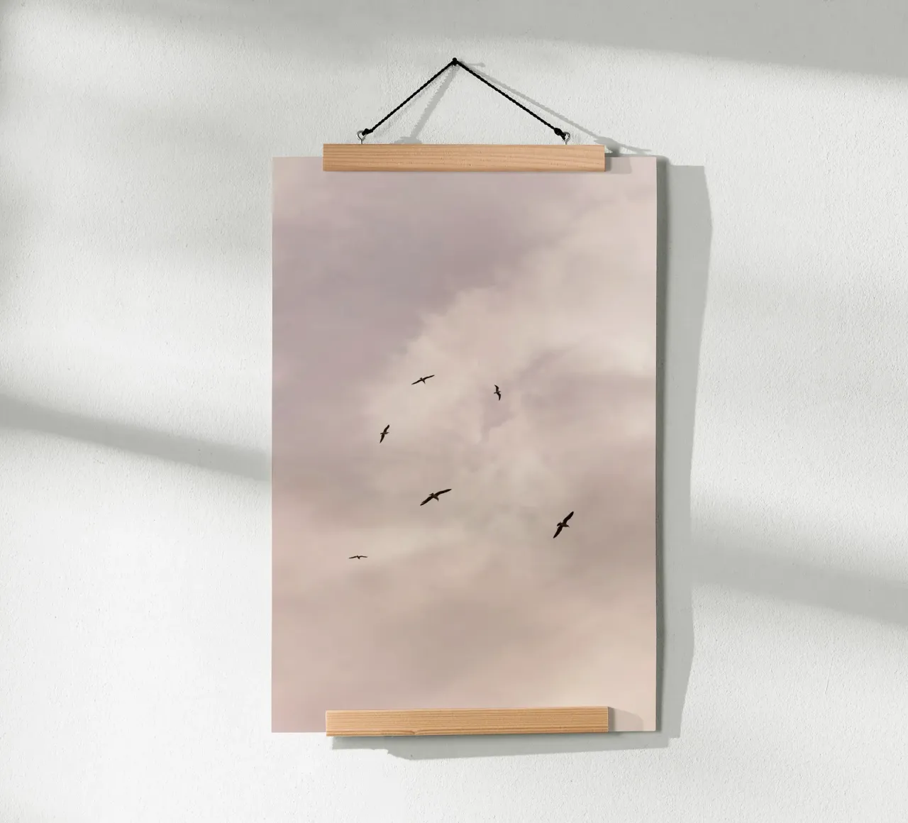 Sunset Birds poster da Mareike Böhmer Photography