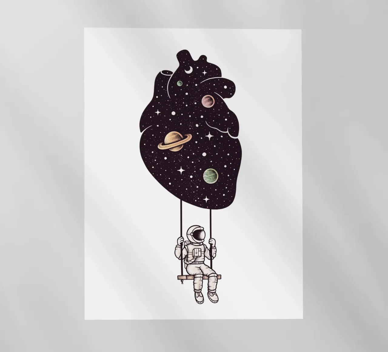 Enkel Dika - Heart full of Stars pellicola backlit da The Artcircle