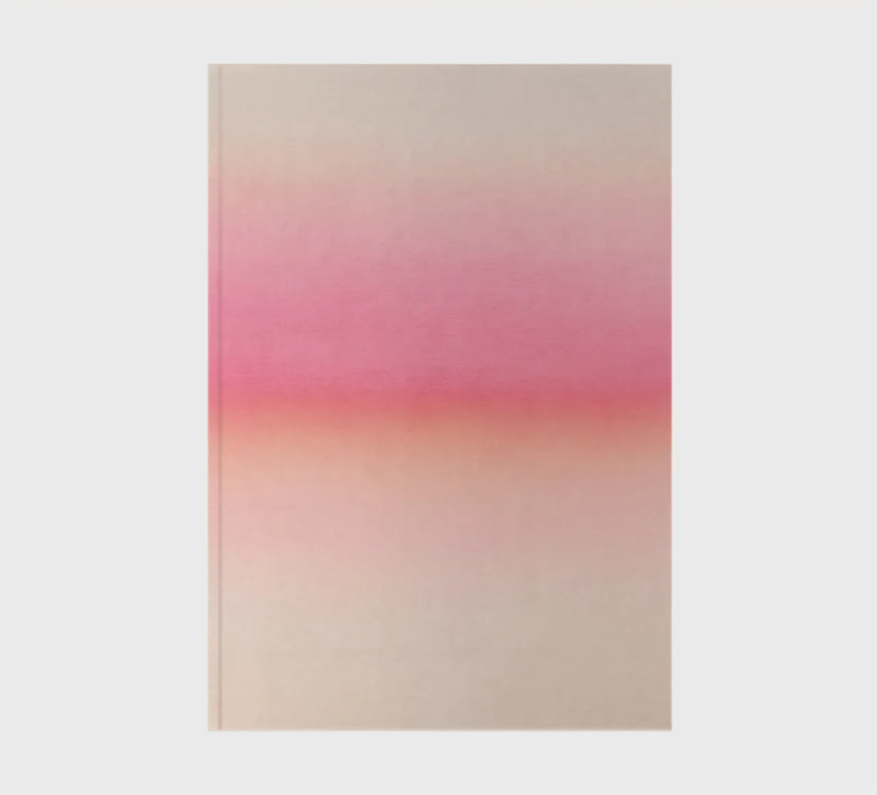 Minimal Abstract, Soft Pink Horizon notebook by AbstractCherryPrint