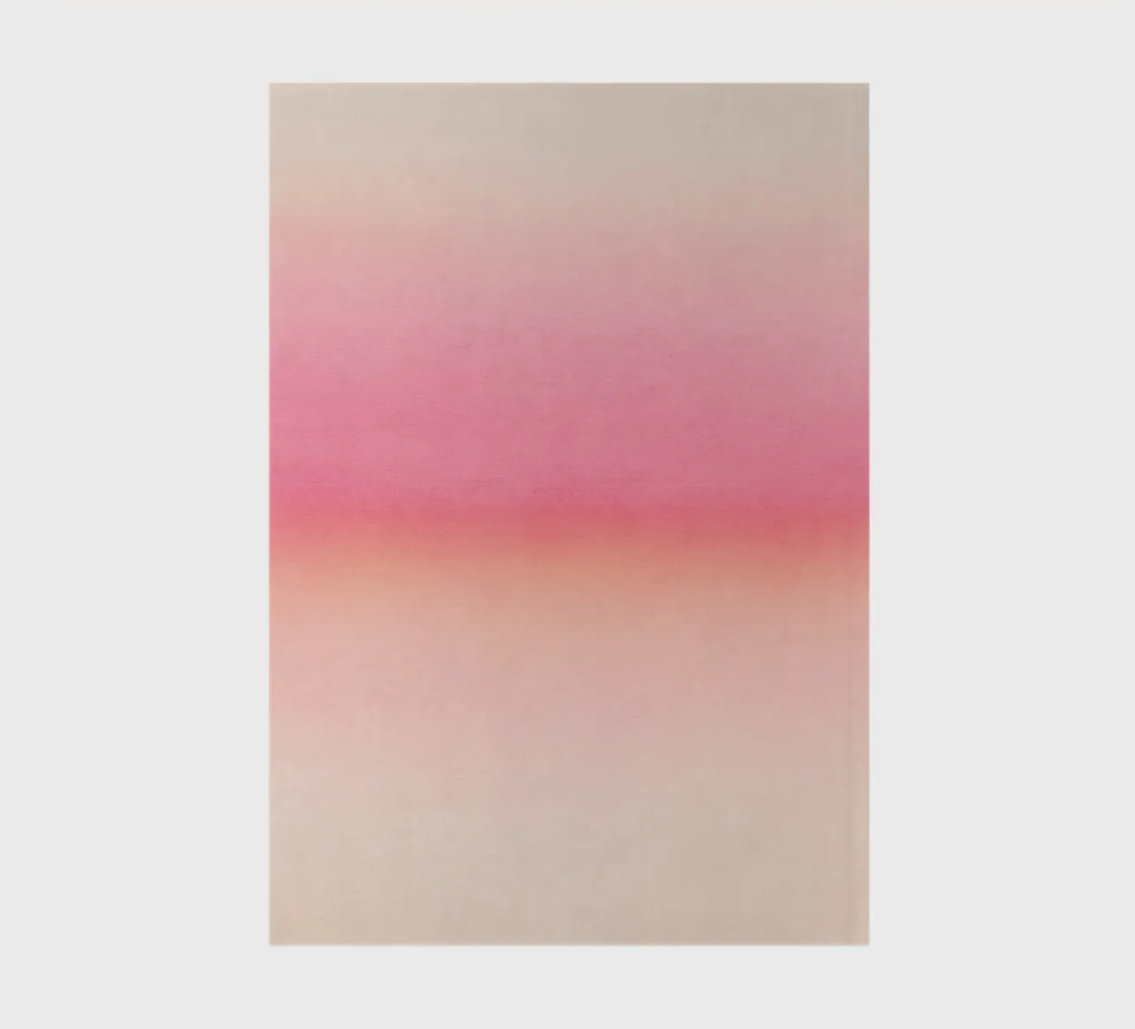 Minimal Abstract, Soft Pink Horizon notebook by AbstractCherryPrint