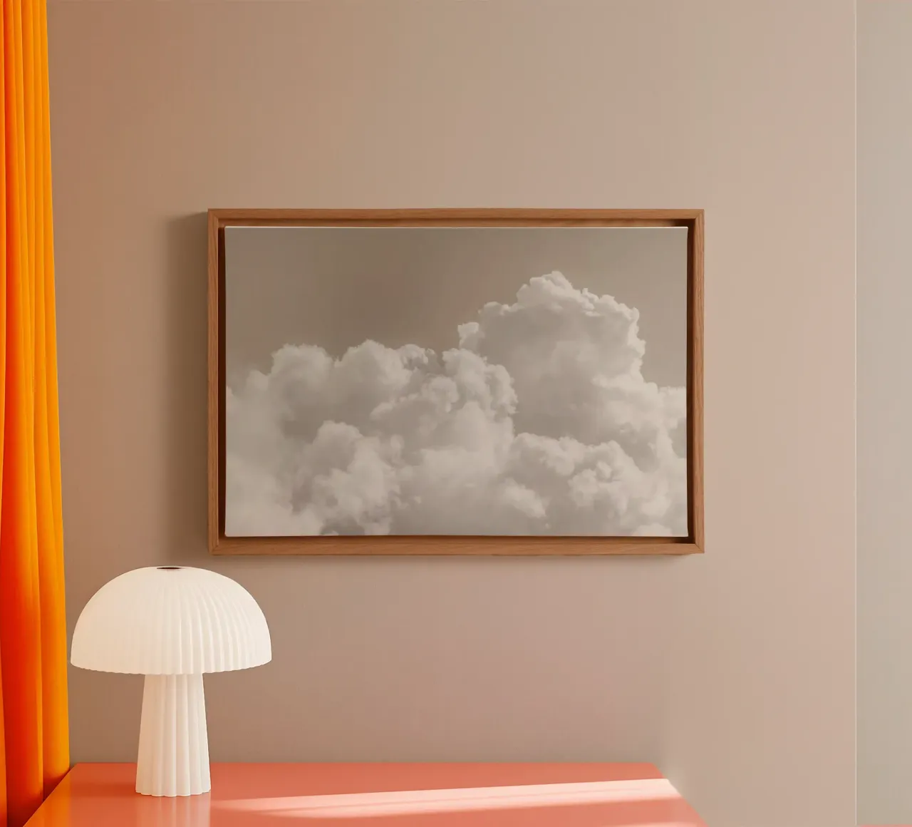 Sandy Clouds canvas by Mareike Böhmer Photography