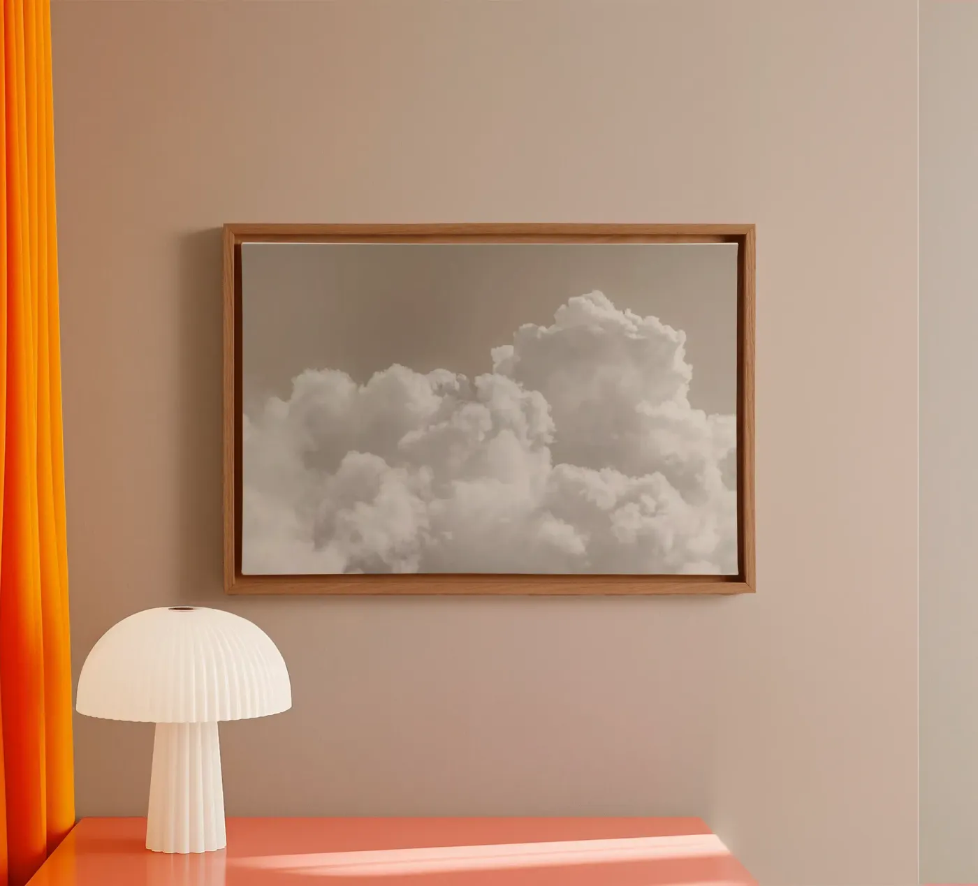 Sandy Clouds canvas by Mareike Böhmer Photography