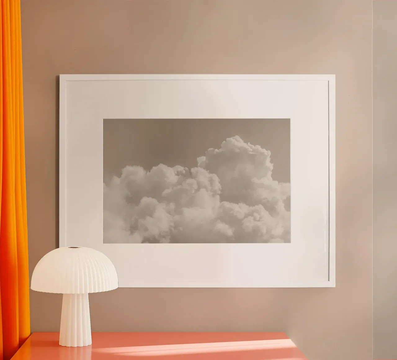 Sandy Clouds poster de Mareike Böhmer Photography