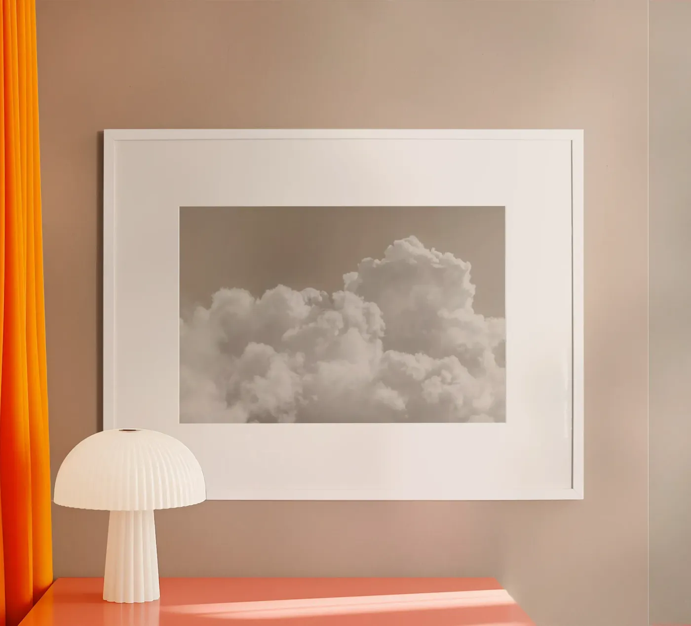 Sandy Clouds poster da Mareike Böhmer Photography