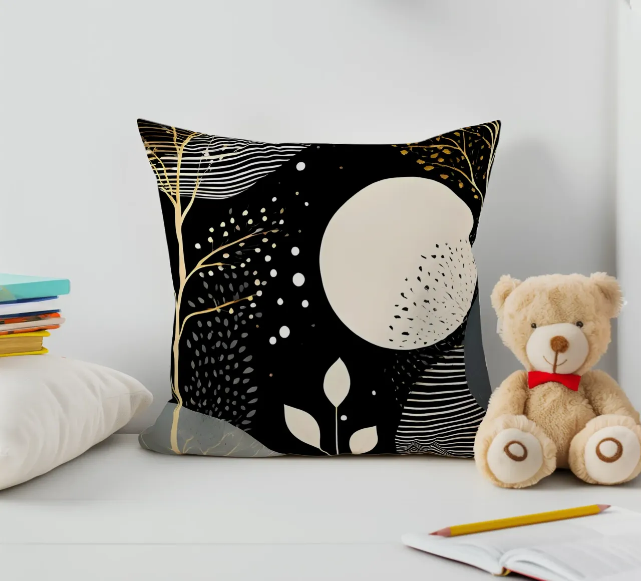 Foresta dorata cuscino da Artistic-shop
