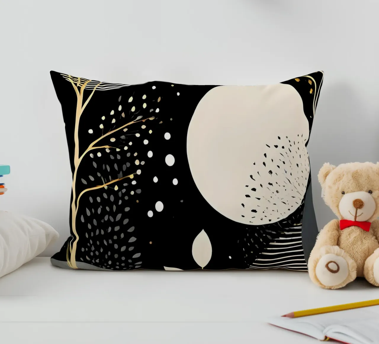 Foresta dorata cuscino da Artistic-shop