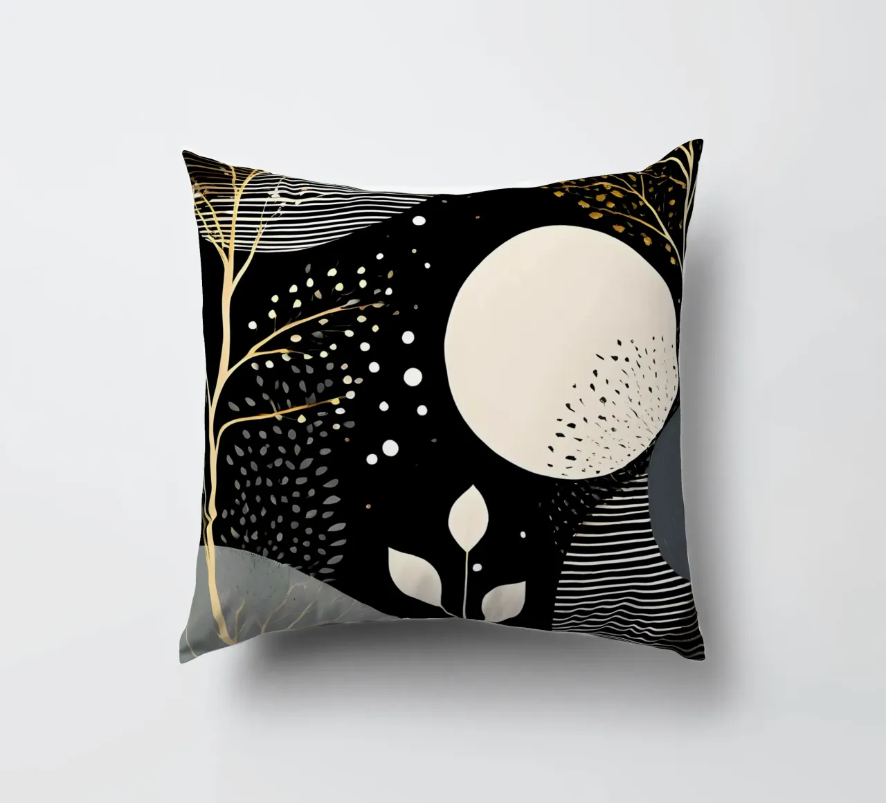Foresta dorata cuscino da Artistic-shop