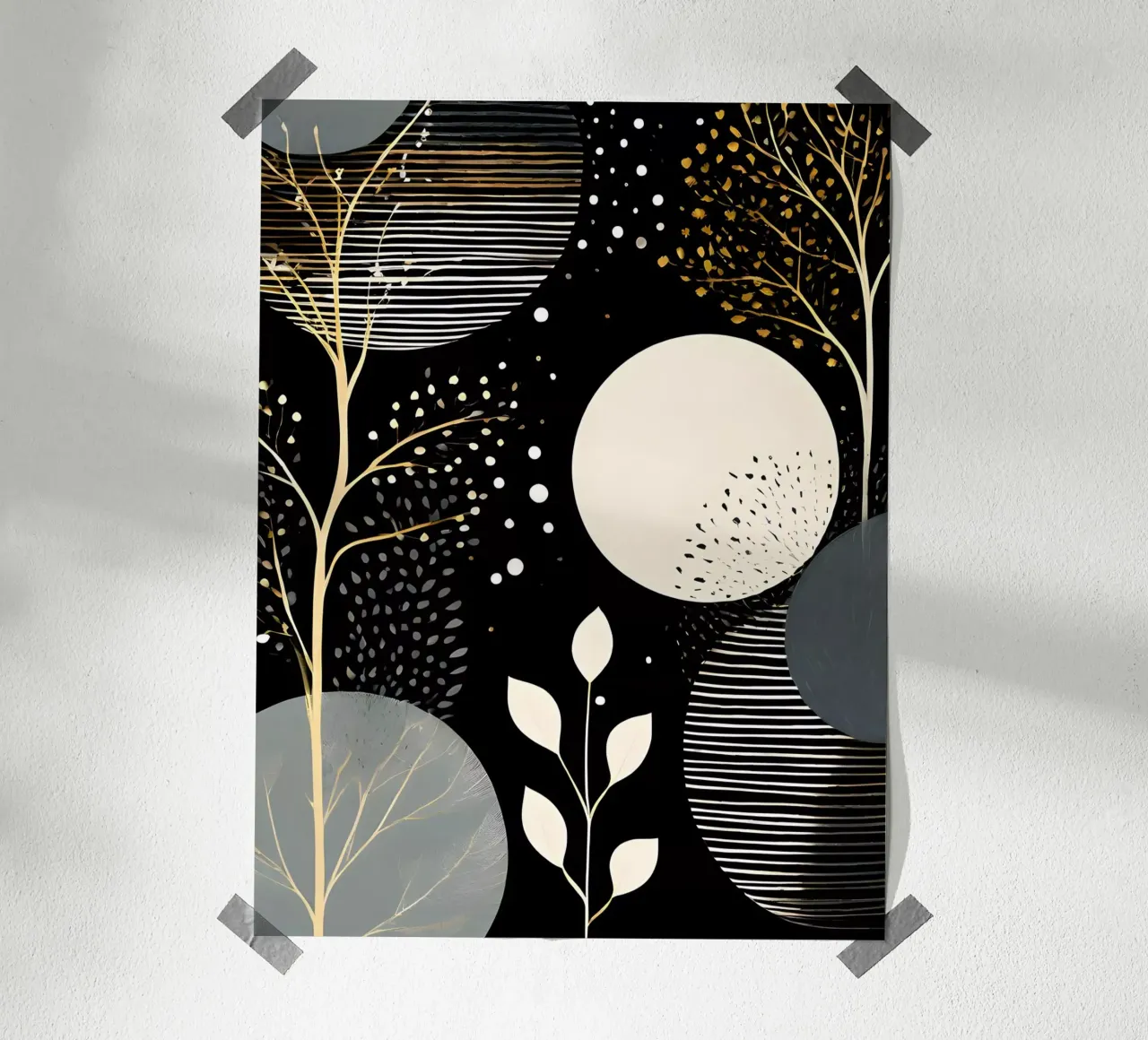 Foresta dorata poster da Artistic-shop