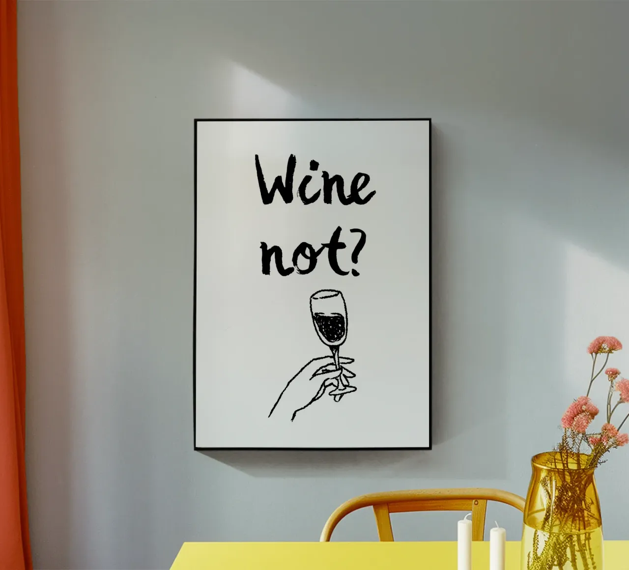 Wine not? plexiglass da Quotes on walls
