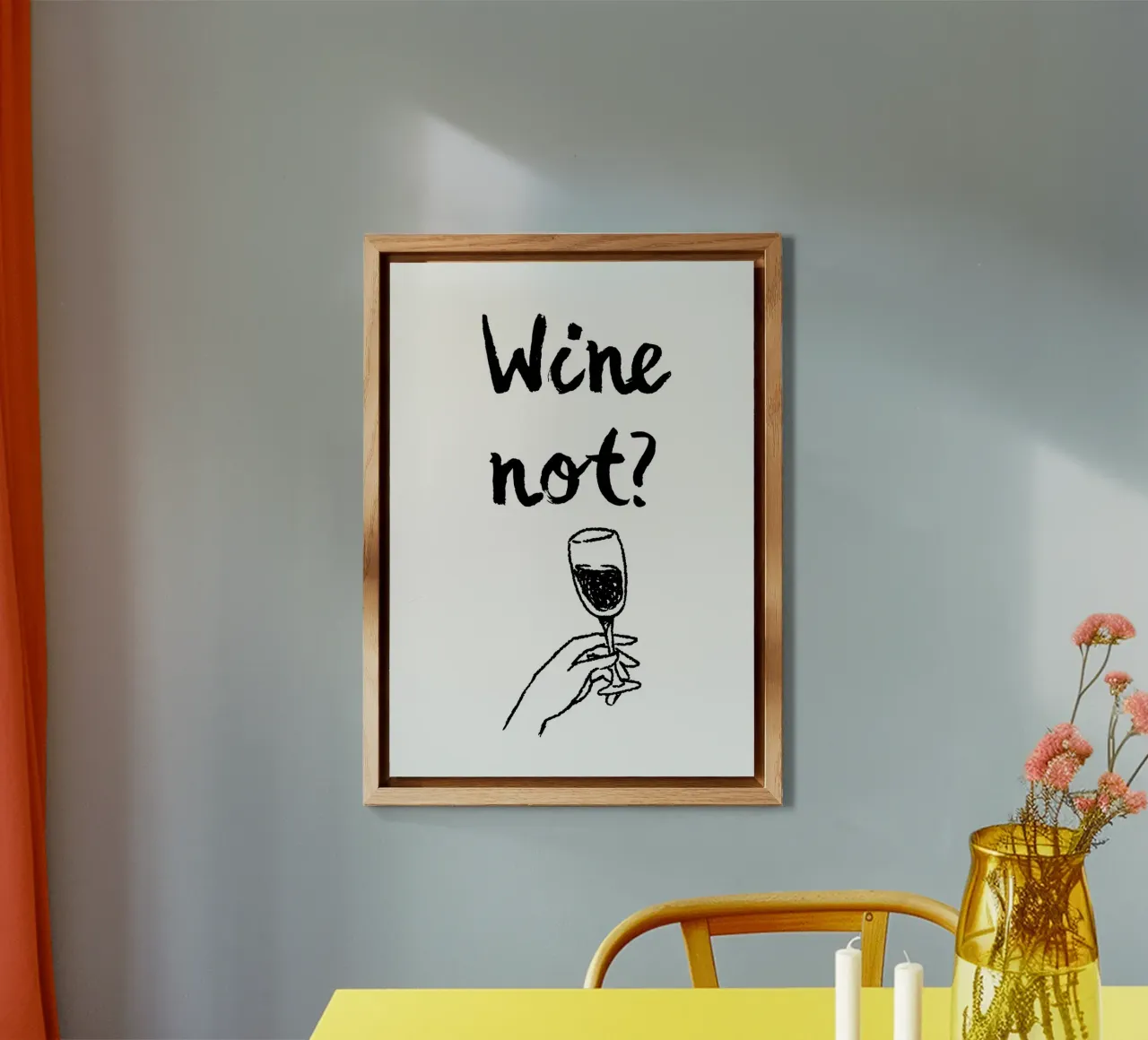 Wine not? alluminio dibond da Quotes on walls