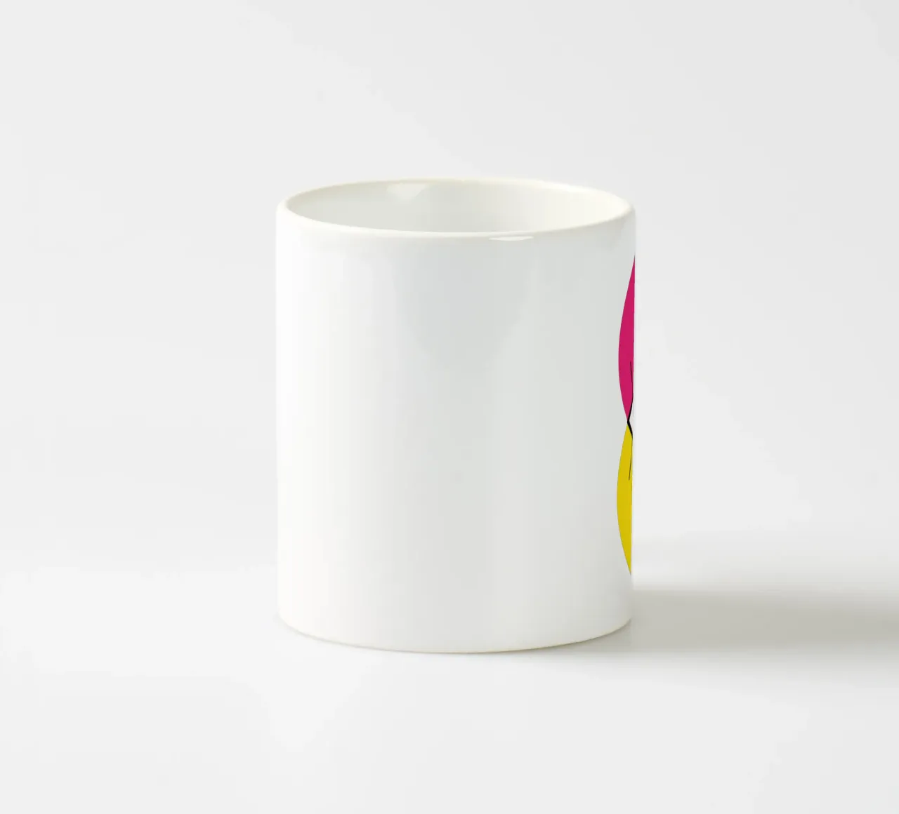 Malocchio astratto Mod tazza in ceramica da Martina