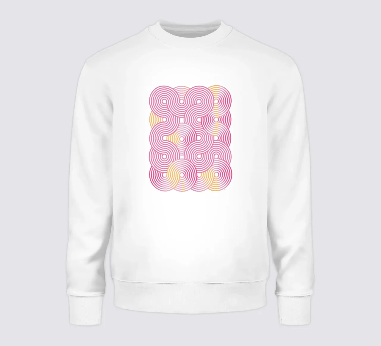 Linee luminose Bauhaus felpa da Martina