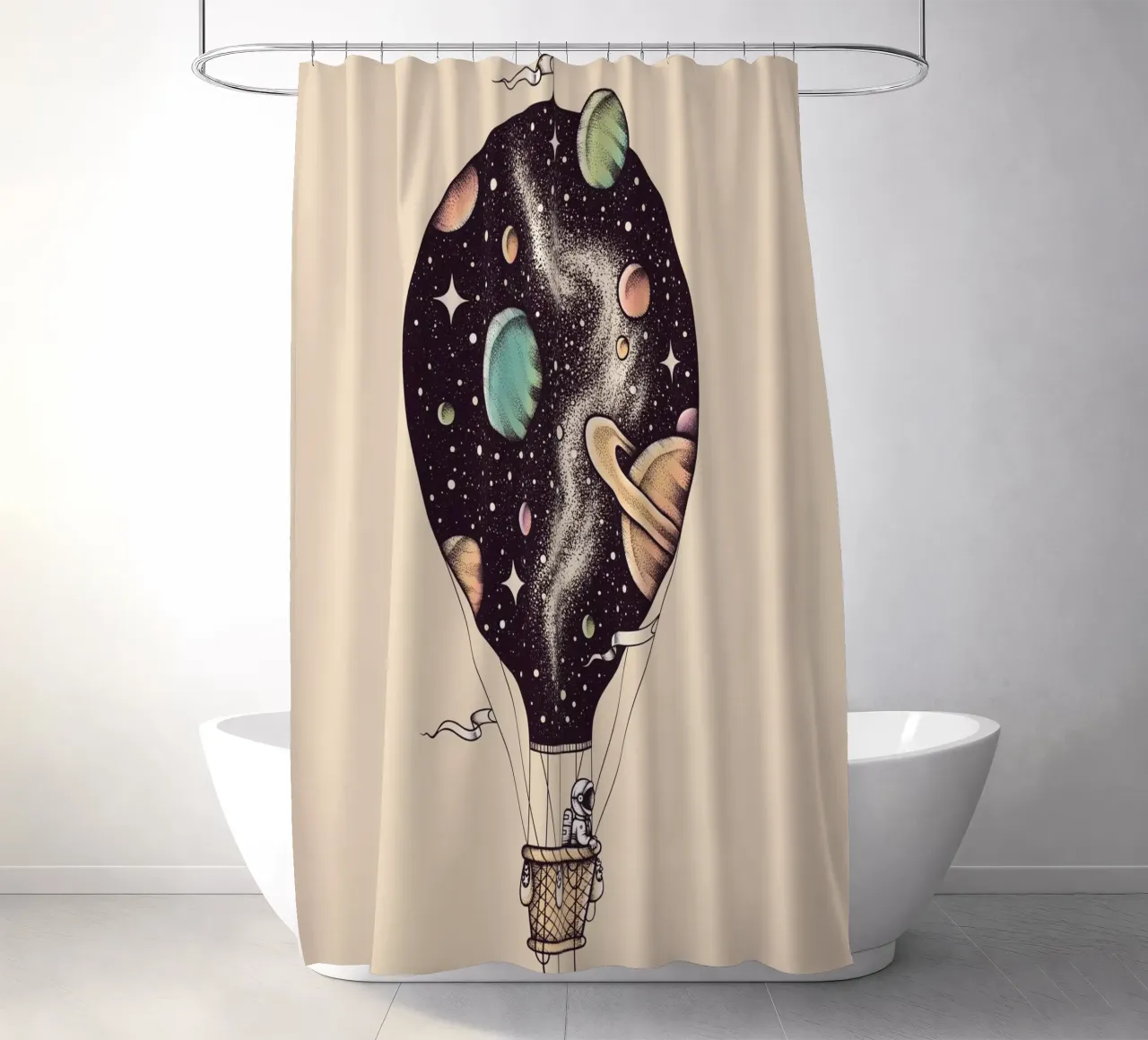 Enkel Dika - Interstellar Journey tenda da doccia da The Artcircle
